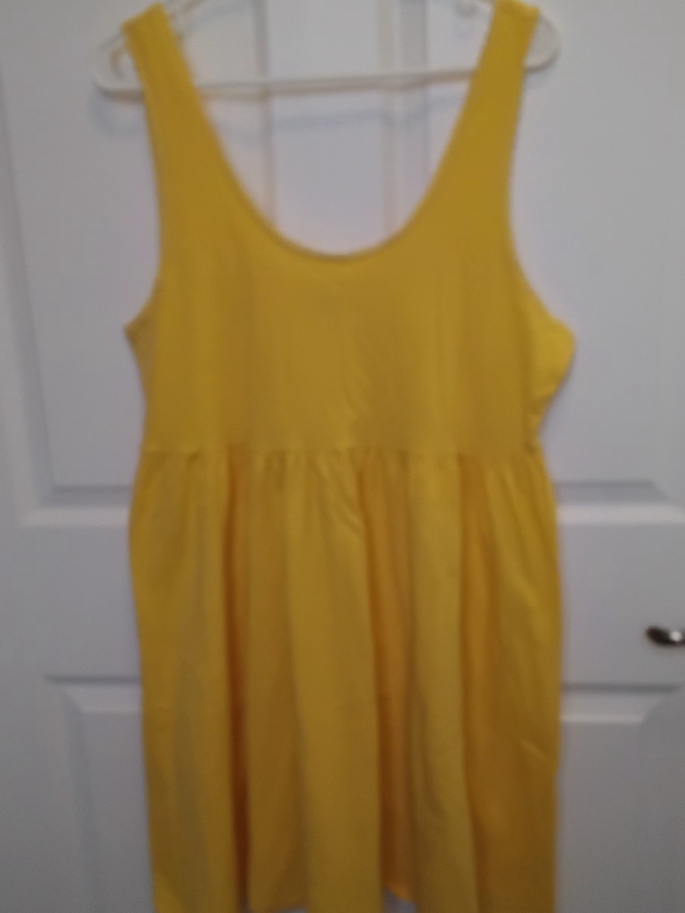 American Eagle Sunshine Summery, Beachy Yellow Lace-Trim Dress - Picture 3 of 5